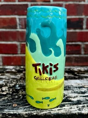 Tikis Grill & Bar Waikiki Hawaii Tiki Mug Surfer Girl Bikini (#88 of 1008) F6